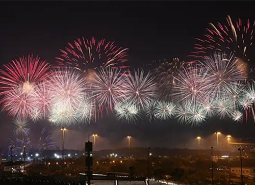 大姚县焰火晚会